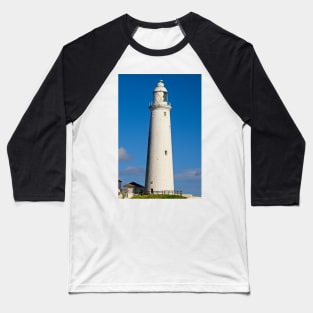 Whitley Bay Lighthouse UK Baseball T-Shirt